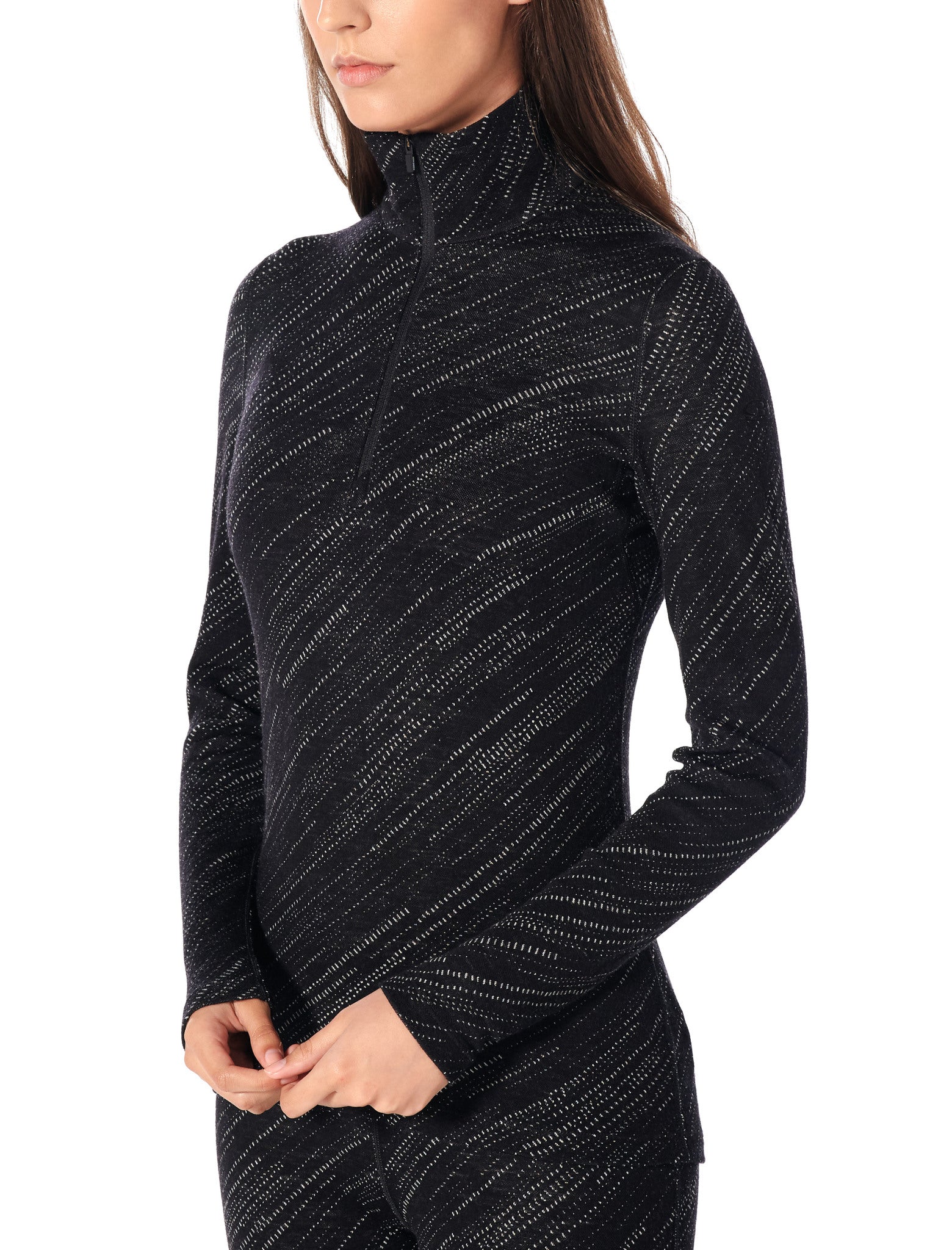 250 Vertex LS Half Zip Snow Storm Women's Fleece Pullover - Warm Winter Outdoor Activities & Snow Sports Jacket for Hiking, Skiing, and Cold Weather Adventures