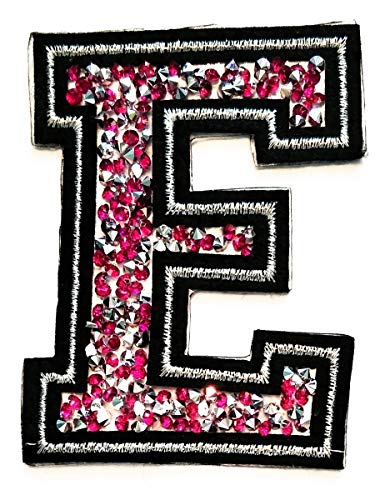 Pink Crystal Letter E