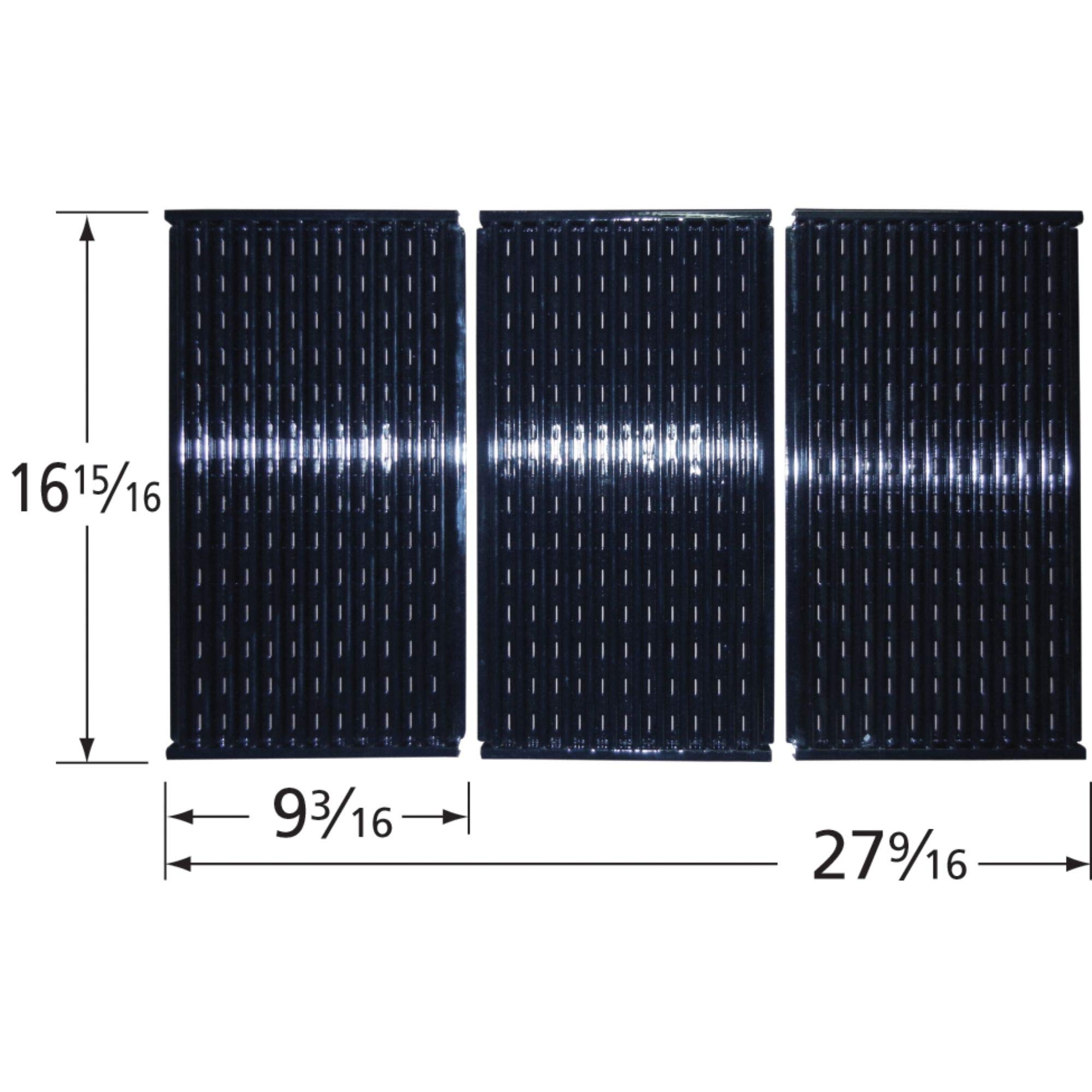 Premium 3-Piece Stainless Steel Cooking Grid for Charbroil Gas Grills - 27.5 Inch Replacement Grates - Perfect for Backyard BBQs, Outdoor Cooking & Grilling Burgers, Steaks & Vegetables