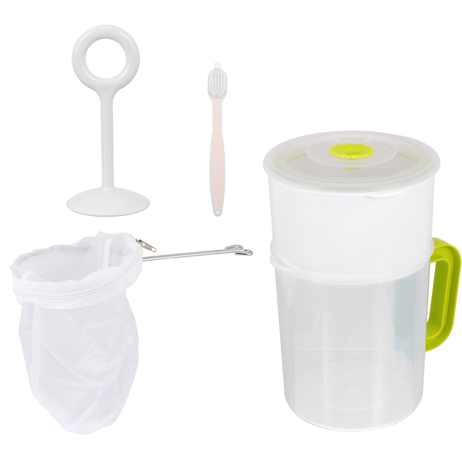 Hemoton 6-Pack Reusable Nut Milk Bags, Greek Yogurt Strainer & Juice Filter - Fine Mesh Cheesecloth for Almond Milk, Soy Milk, Cold Brew Coffee & Smoothies - Perfect for Vegan, Keto & Dairy-Free Diets