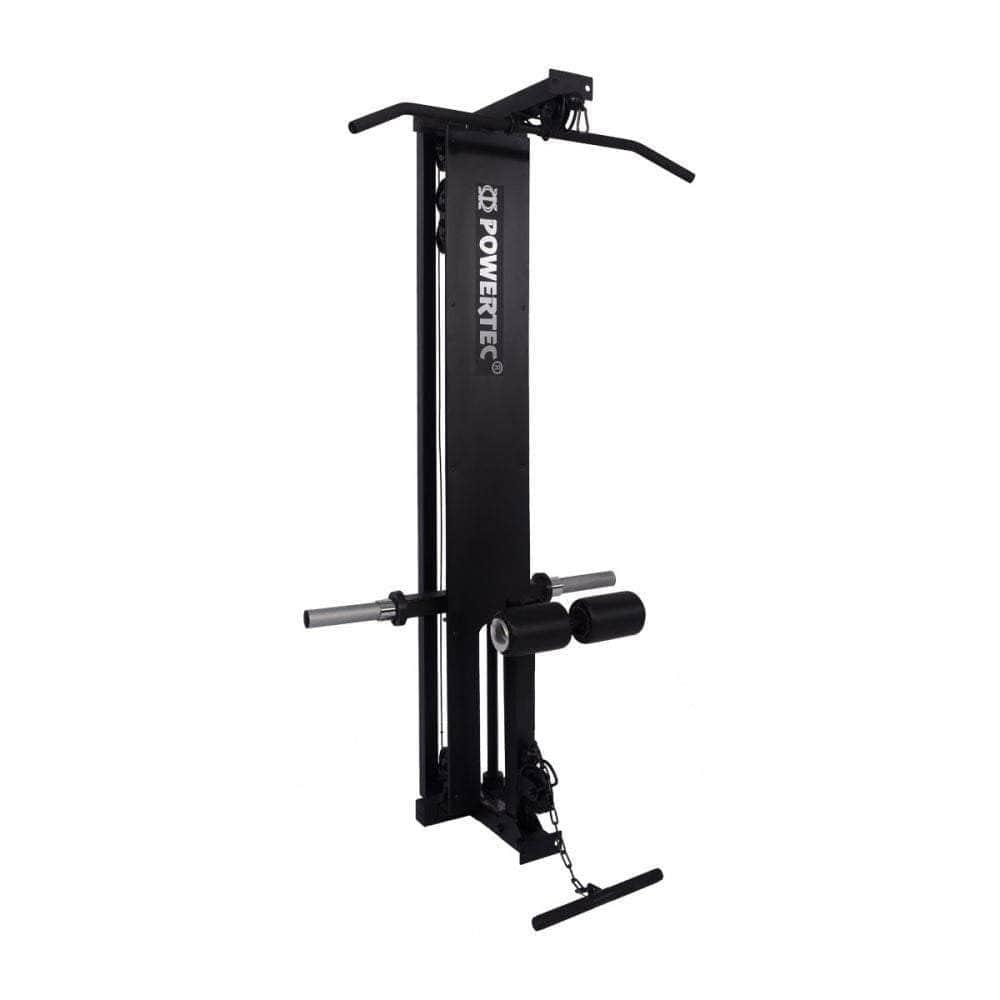 Powertec Workbench Lat Tower Option - Heavy Duty Home Gym Equipment for Strength Training & Pull Ups | Perfect for Garage & Home Workouts