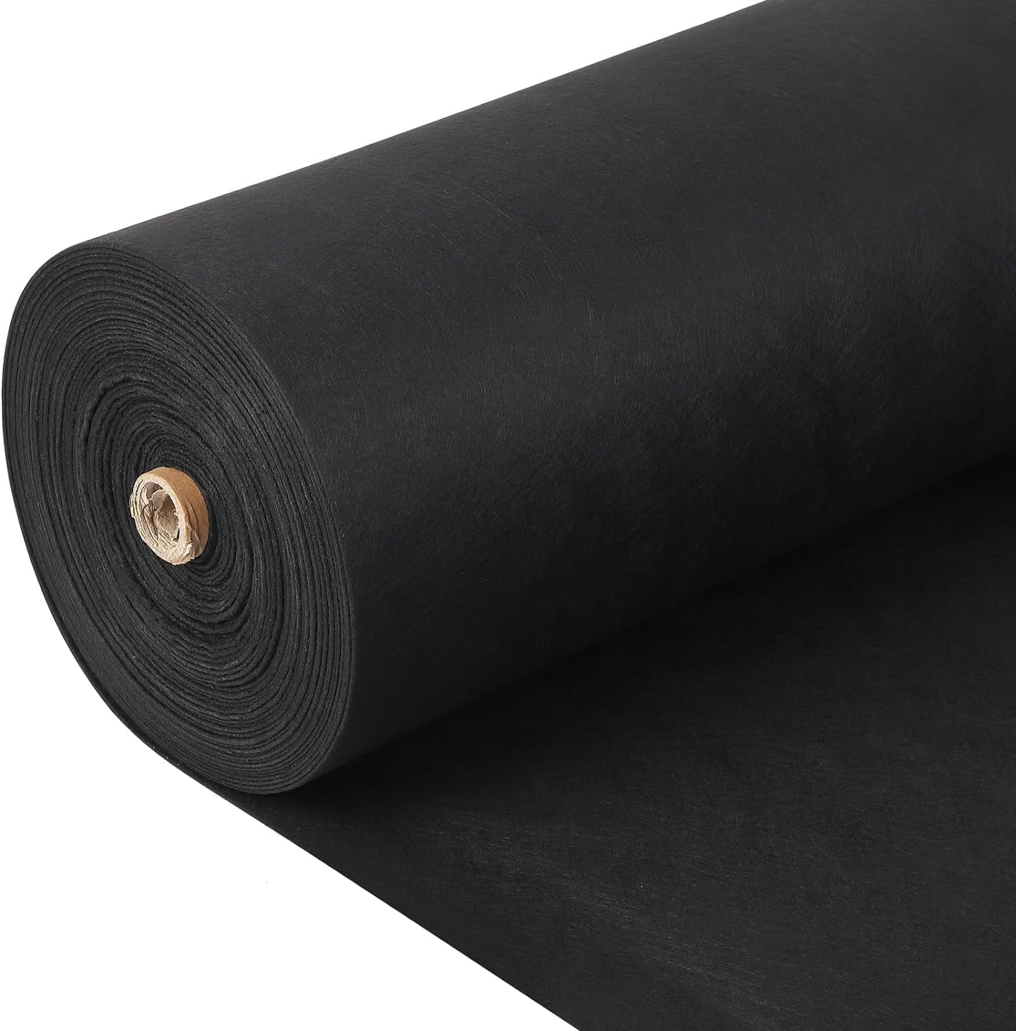 GARVEE 3'x300' Heavy Duty Non-Woven Geotextile Fabric - 6oz, 350N/440N Strength for Driveway Stabilization, Erosion Control & Landscaping | Water Permeable Weed Barrier for French Drain, Garden & Construction Projects | Durable Black Landscape Fabric