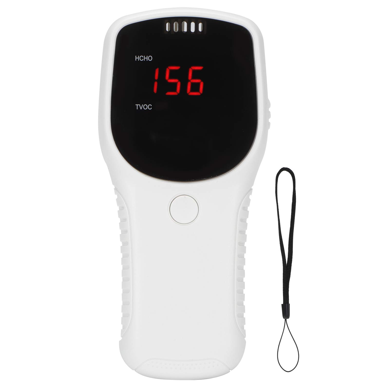 Portable Indoor Air Quality Monitor - Digital LED Display Formaldehyde Detector & Gas Analyzer for Home, Office | Real-time Pollution Detection for Healthier Living Spaces