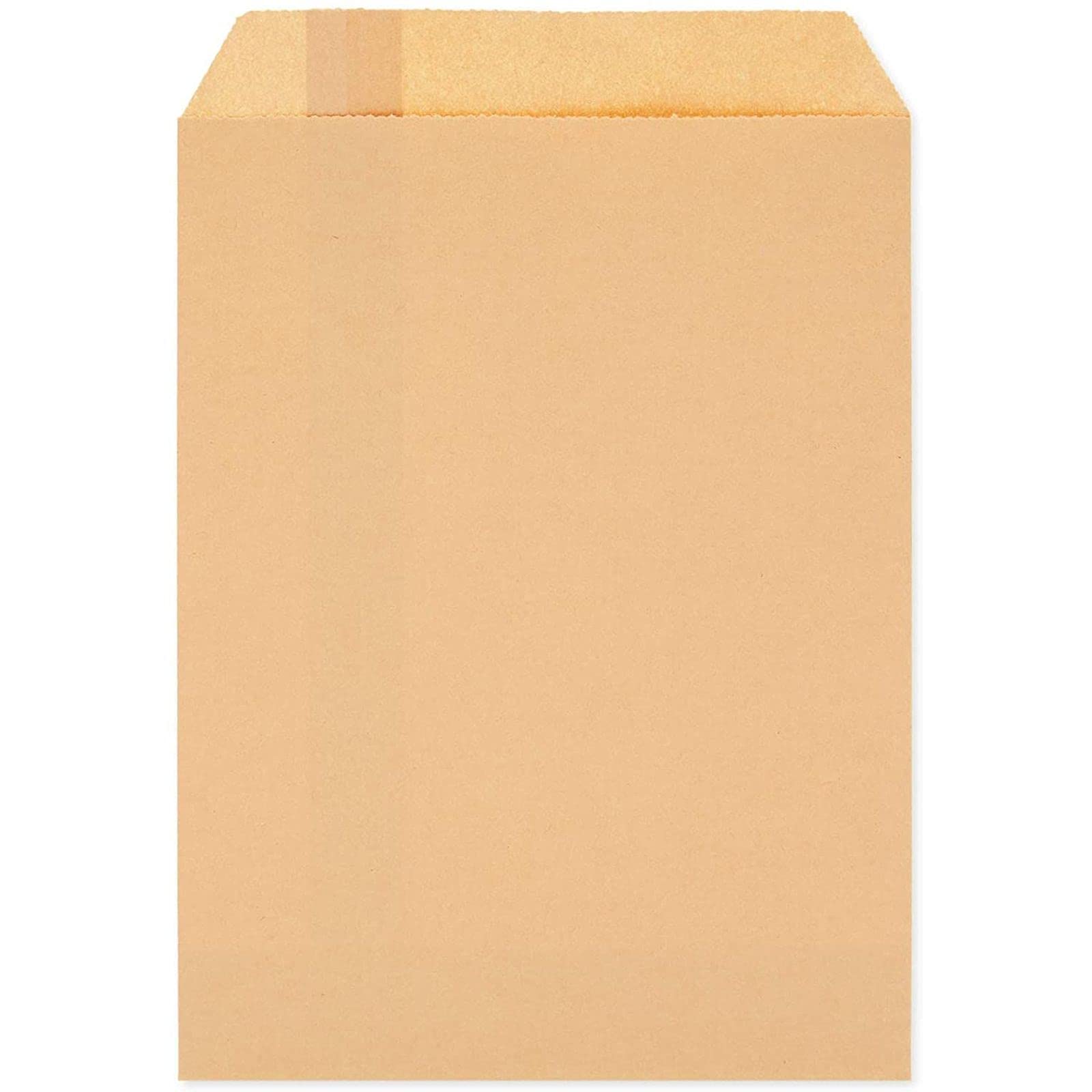BLUE PANDA 200-Pack Kraft Brown Greaseproof Paper Treat Bags for Cookies, Candy & Snacks | Eco-Friendly Food Storage | Perfect for Birthday Parties, Bake Sales & Holiday Gift Packaging