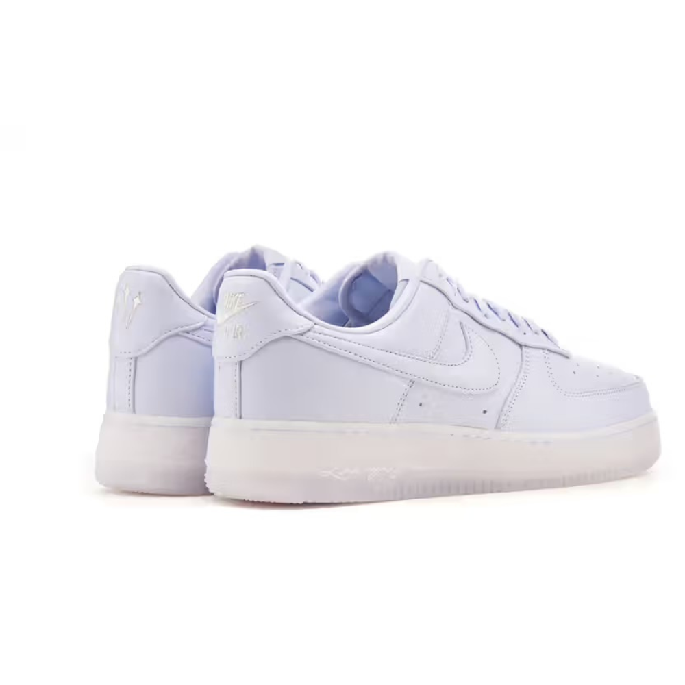 Nike Air Force 1 Drake NOCTA Certified Lover Boy Sneakers - Palest Purple, Cobalt Tint & Metallic Silver Colorway | Limited Edition Basketball Shoes for Men | Perfect for Streetwear, Casual Outfits & Sneaker Collection