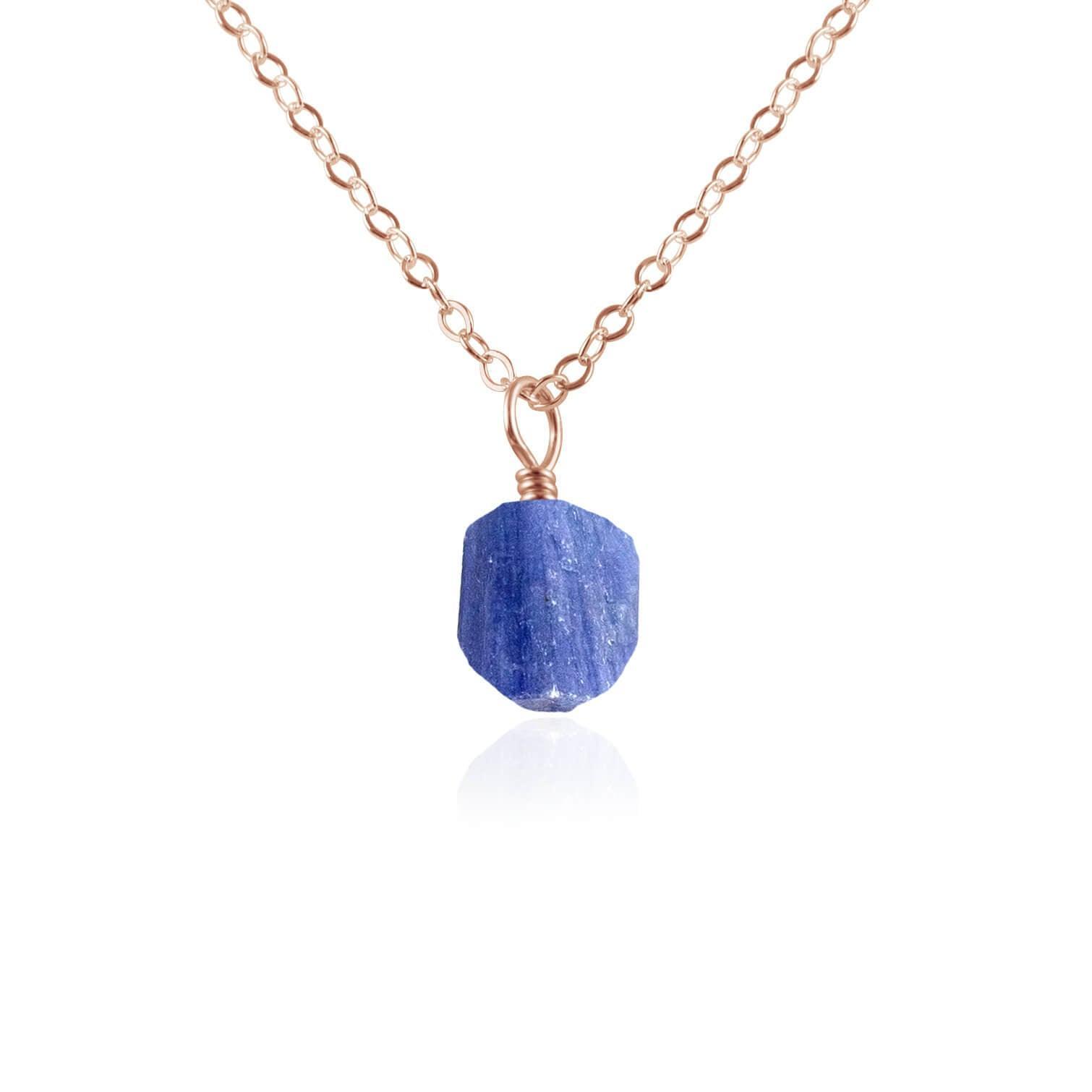 Natural Raw Kyanite Pendant Necklace - Healing Crystal Jewelry for Women, Chakra Balancing & Spiritual Protection - Perfect for Meditation, Yoga & Energy Work