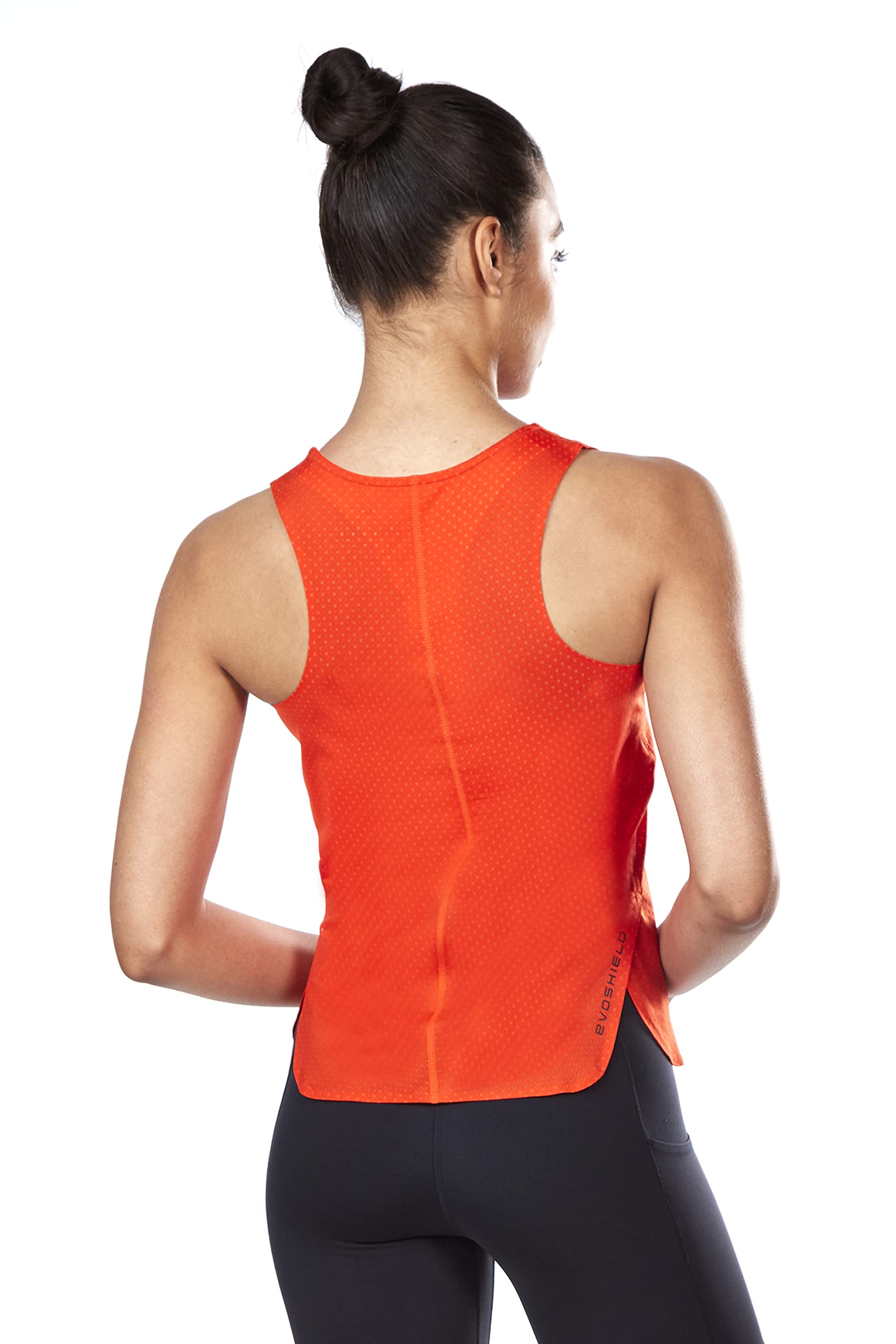 EvoShield Women's Workout Tank Top - Breathable Moisture Wicking Athletic Shirt for Running, Yoga & Gym - Lightweight Comfort Fit Exercise Apparel
