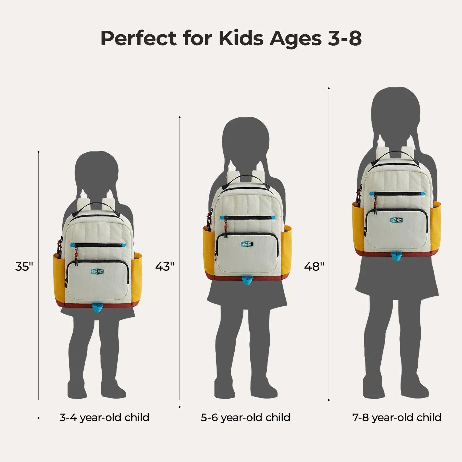 Paz 14L Kids Backpack for School, Travel & Outdoor Activities - Lightweight Waterproof Children's Daypack for Boys & Girls
