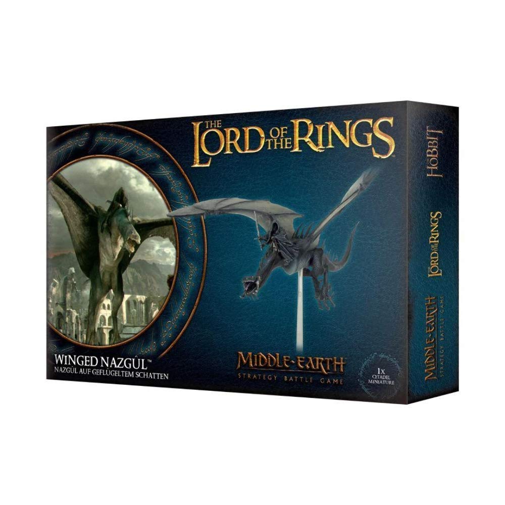 Games Workshop Warhammer Middle Earth Winged Nazgûl Miniature - Collectible Fantasy Wargaming Figure for Tabletop Battles & Display