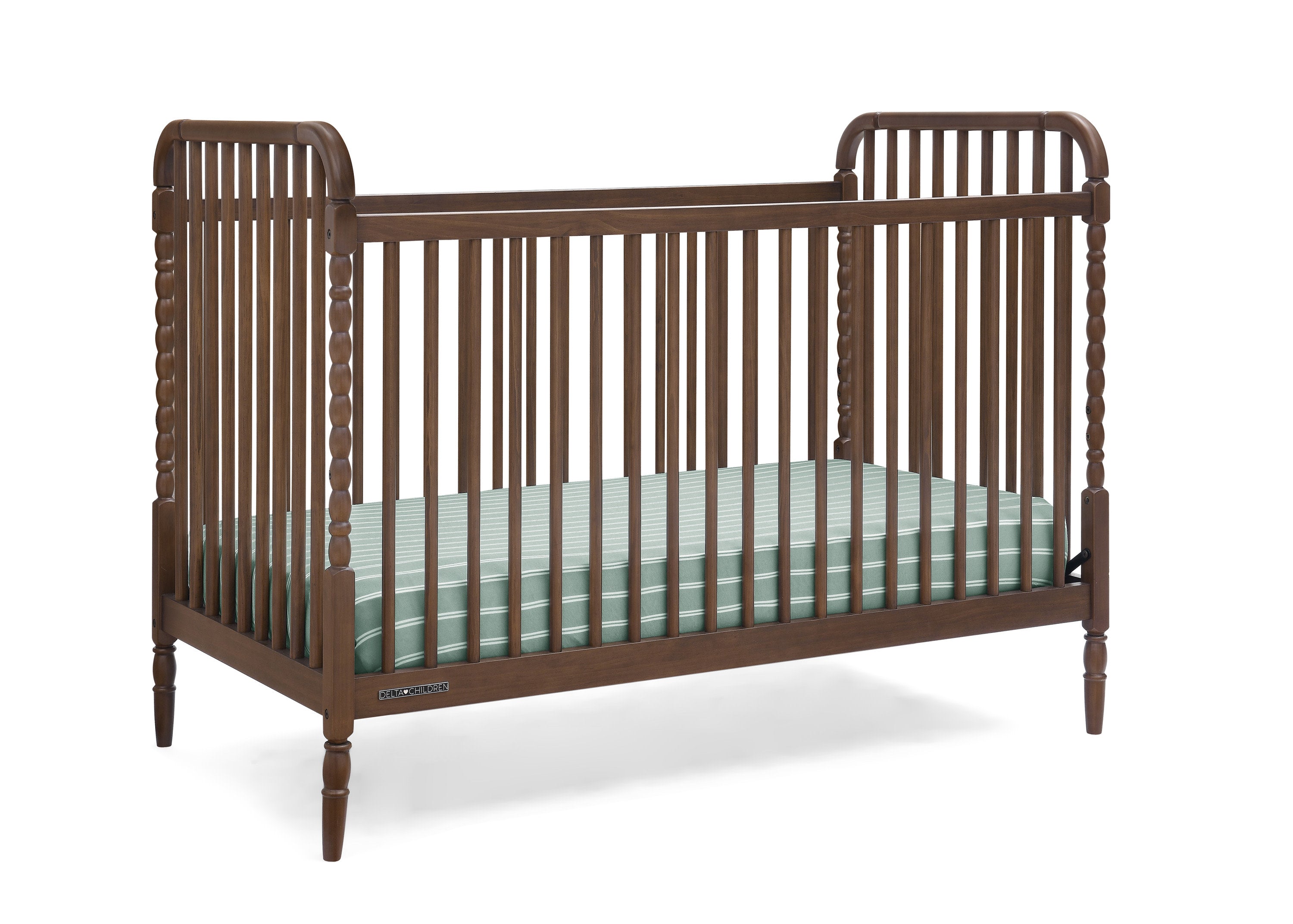 Serena 4-in-1 Convertible Baby Crib - Toddler Bed, Daybed & Full-Size Bed Conversion - Safe Nursery Furniture for Newborns to Teens - Perfect for Bedrooms, Daycare Centers & Guest Rooms