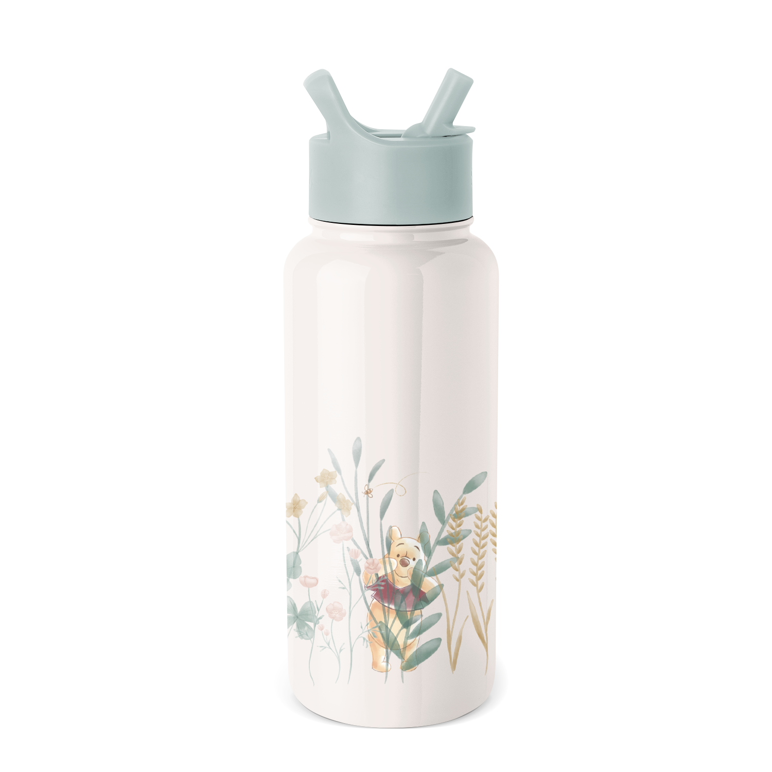 Disney Summit Insulated Water Bottle with Straw Lid - 20oz Stainless Steel Leakproof Tumbler for Kids, Outdoor Hiking & School Activities