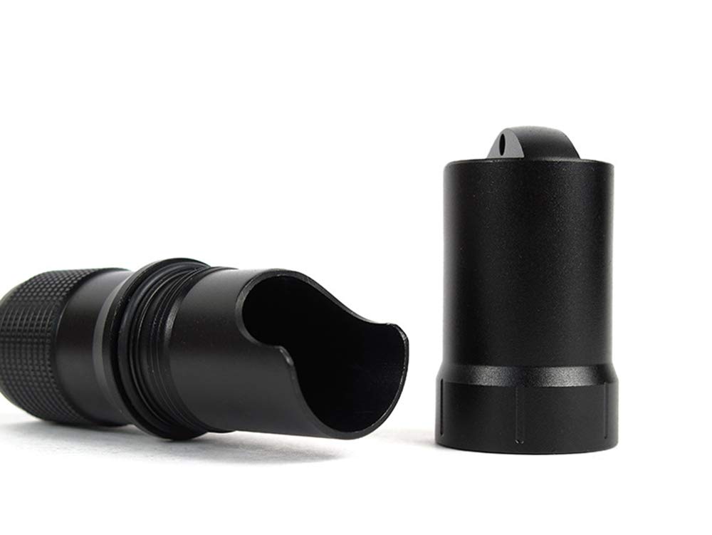 Waterproof EDC Capsule Tube - Portable Survival Waterproof Pill Container for Outdoor Adventures, Emergency Preparedness & Camping Gear (Black) | Compact First Aid Storage, Hiking Essentials & Tactical Survival Kit Accessory