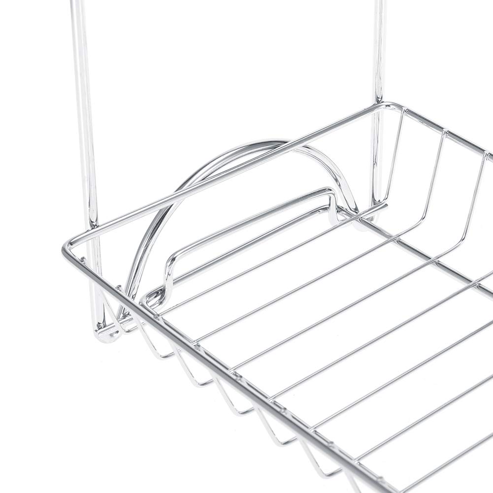 Premium Stainless Steel Spice Rack - Rustproof Hollow-Out Design for Kitchen Countertop & Cabinet Storage | Perfect for Organizing Spices, Seasonings & Cooking Essentials in Home Kitchens