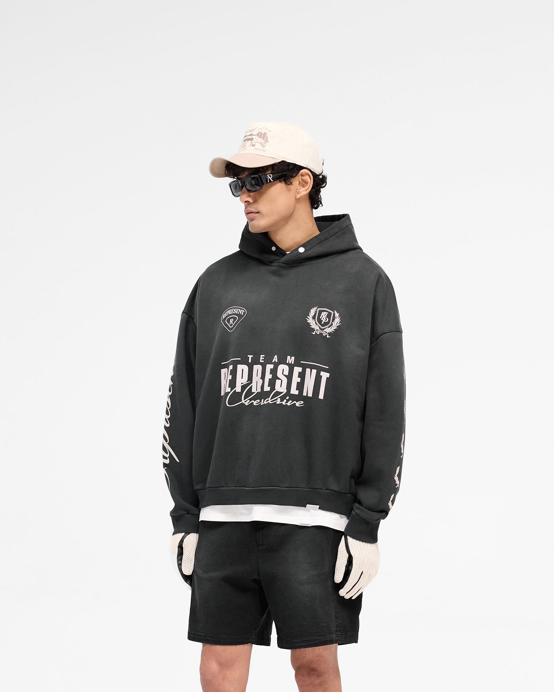 World Championship Hoodie - Stained Black | Comfortable & Stylish Pullover for Sports Fans & Athletes | Perfect for Gym, Running & Casual Wear
