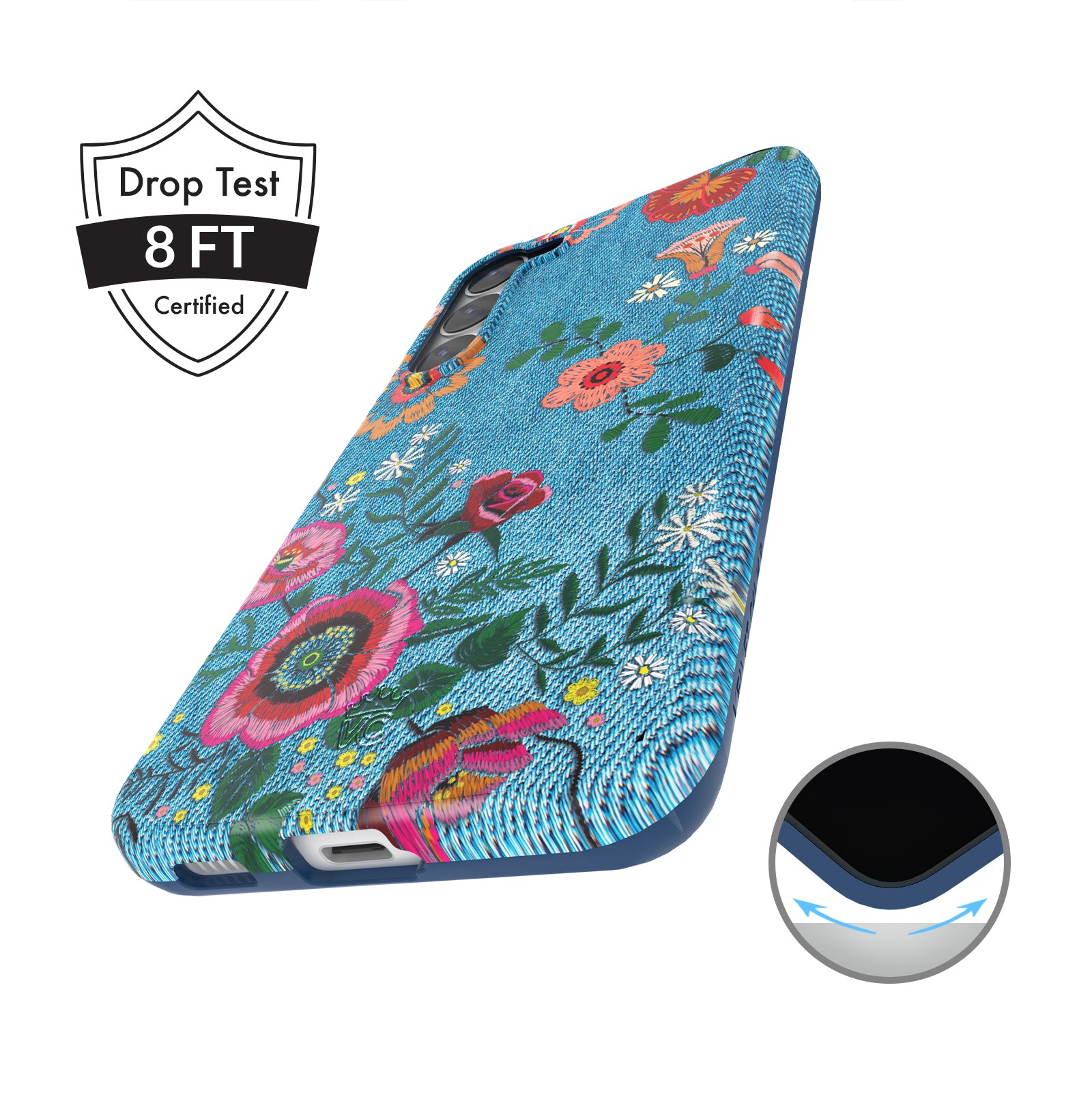 Stylish Floral Samsung Phone Case - Trendy Protective Cover for Samsung Galaxy [Model] - Perfect for Everyday Use, Work & Travel