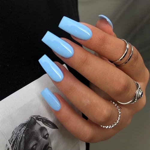 glossy blue