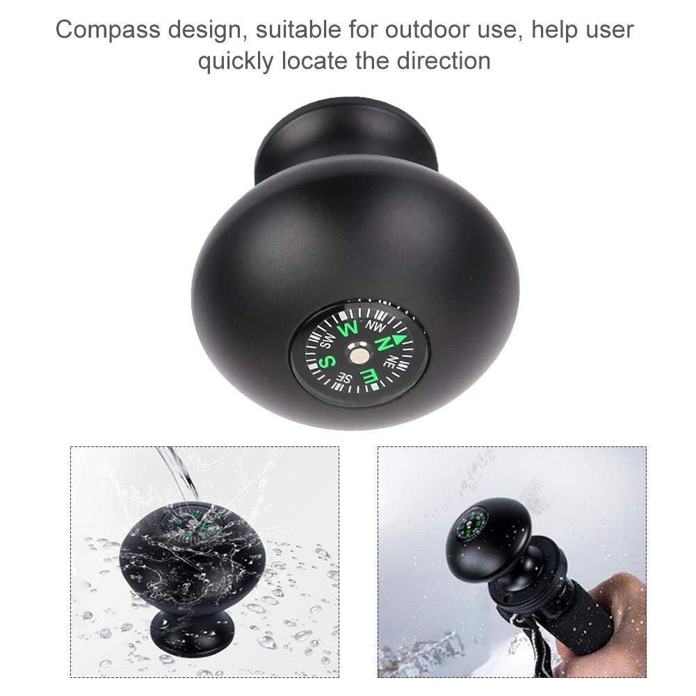 Best Trekking Poles with Knob Handle Grip - Universal Outdoor Walking Stick & Monopod with 3/8