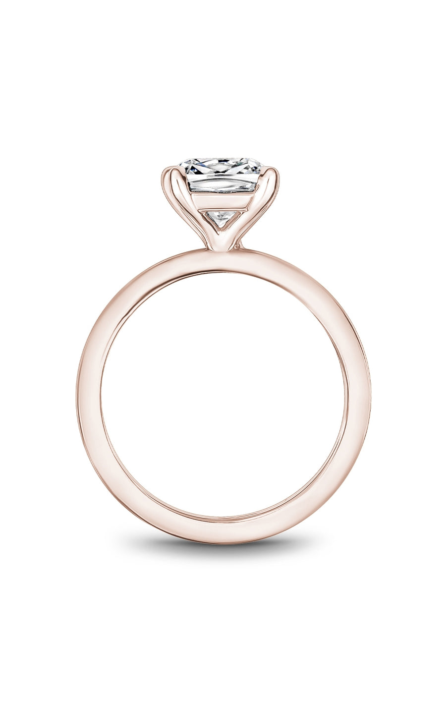 Noam Carver B371 04RA Bridal Engagement Ring - 14K White Gold Diamond Wedding Ring for Women, Perfect for Proposals, Anniversaries & Special Occasions