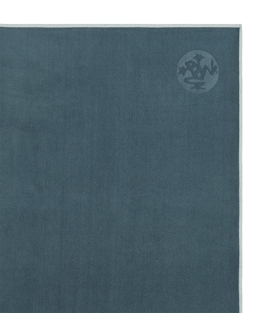 Manduka eQua Yoga Mat Towel - Quick Drying Microfiber, Non-Slip, Lightweight & Portable for Hot Yoga, Vinyasa, Power Yoga - 72 Inch (182cm) - Perfect for Gym, Studio & Travel Use