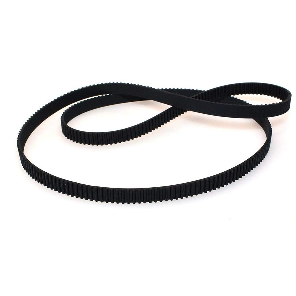 2 Pcs GT2 2mm Pitch 6mm Wide Rubber Timing Belt for 3D Printer CNC Machines (200mm+158mm) - Perfect for DIY 3D Printing, CNC Routing, and Robotics Projects