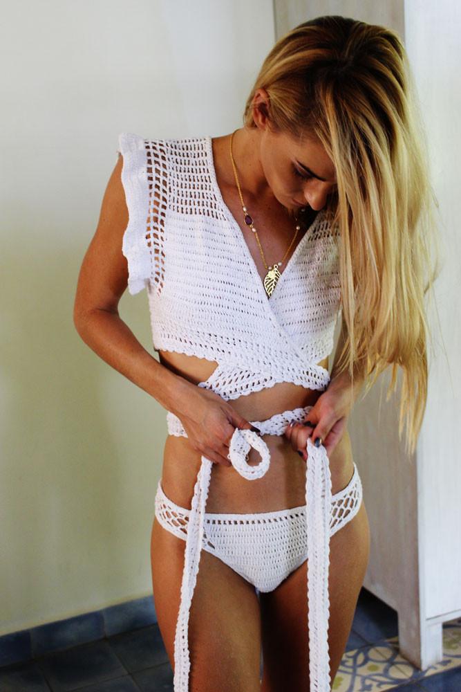 Sevilla Wrap Crochet Vest for Women - Stylish Boho Summer Cover Up - Perfect for Beach, Music Festivals & Casual Outings
