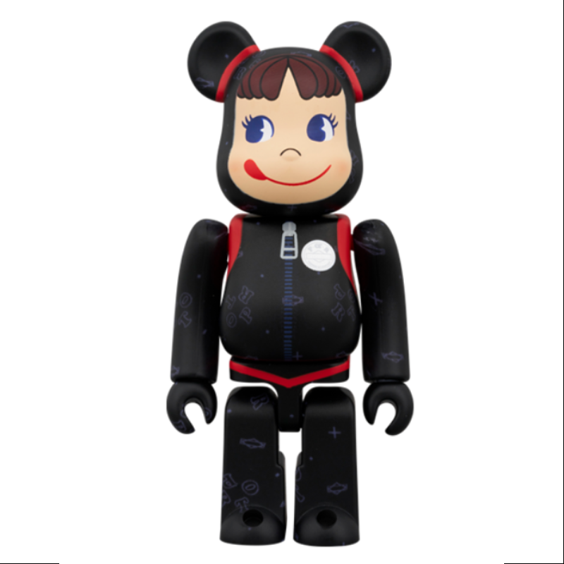 Bearbrick POTR Peko Milky 400% & 100% 3PCS Be@rbrick 2024 Limited Edition Collectible Figures - Perfect for Anime Fans, Home Decor, and Rare Toy Collections