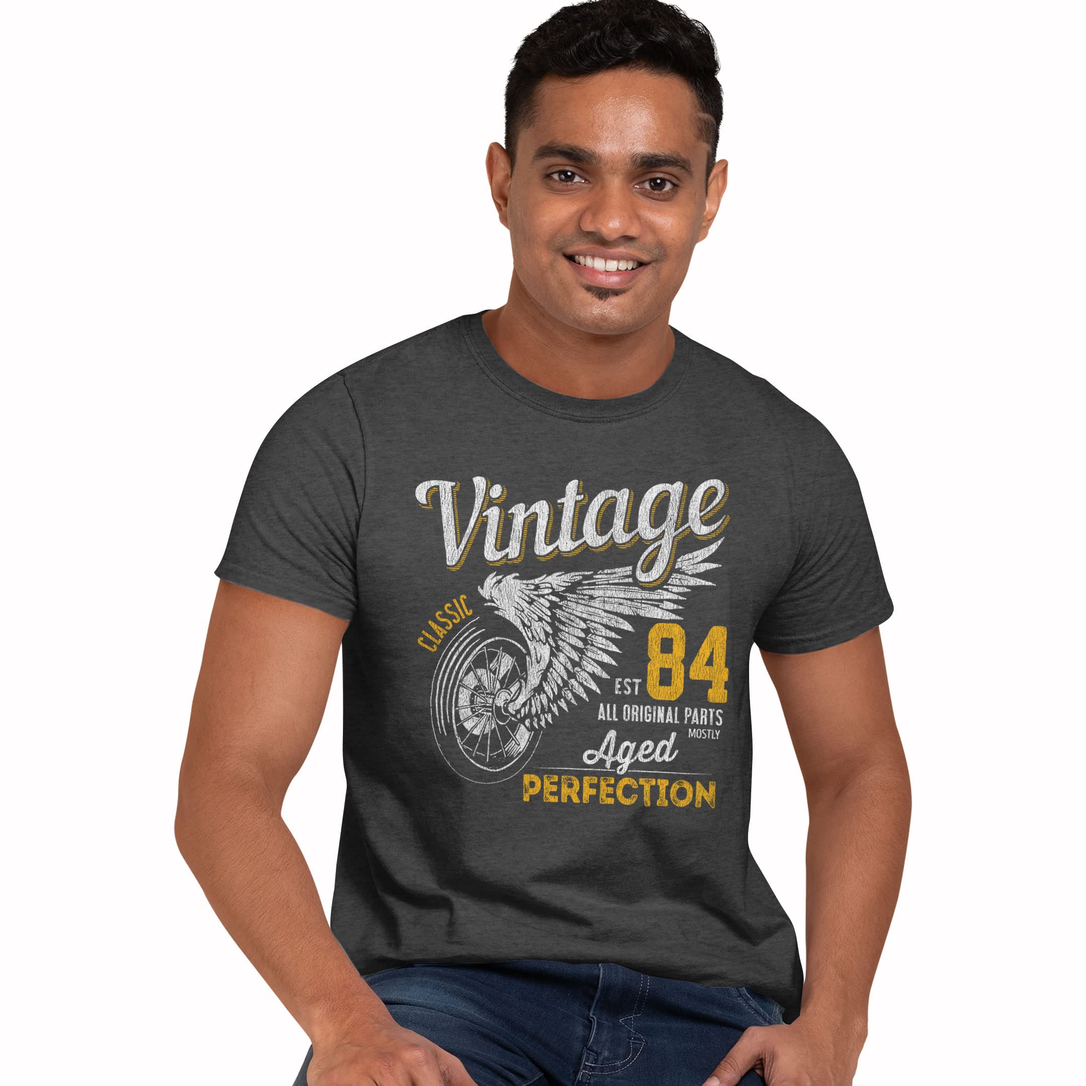 1980 Vintage Birthday Tshirt for Men - 40th Birthday Gift Idea - Perfect for Parties & Celebrations