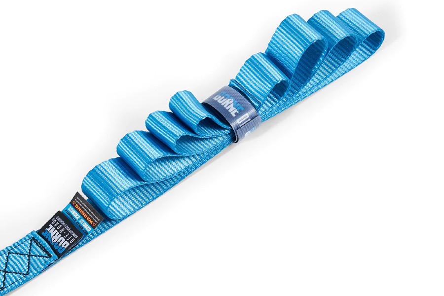 Borne Heavy Duty Ratchet Tie Down Straps (2 Pack) - 1,500 lbs Break Strength, 27 ft Length - Secure Cargo for Trucks, Trailers, Motorcycles & ATVs - Durable Blue Webbing with Reinforced Hooks