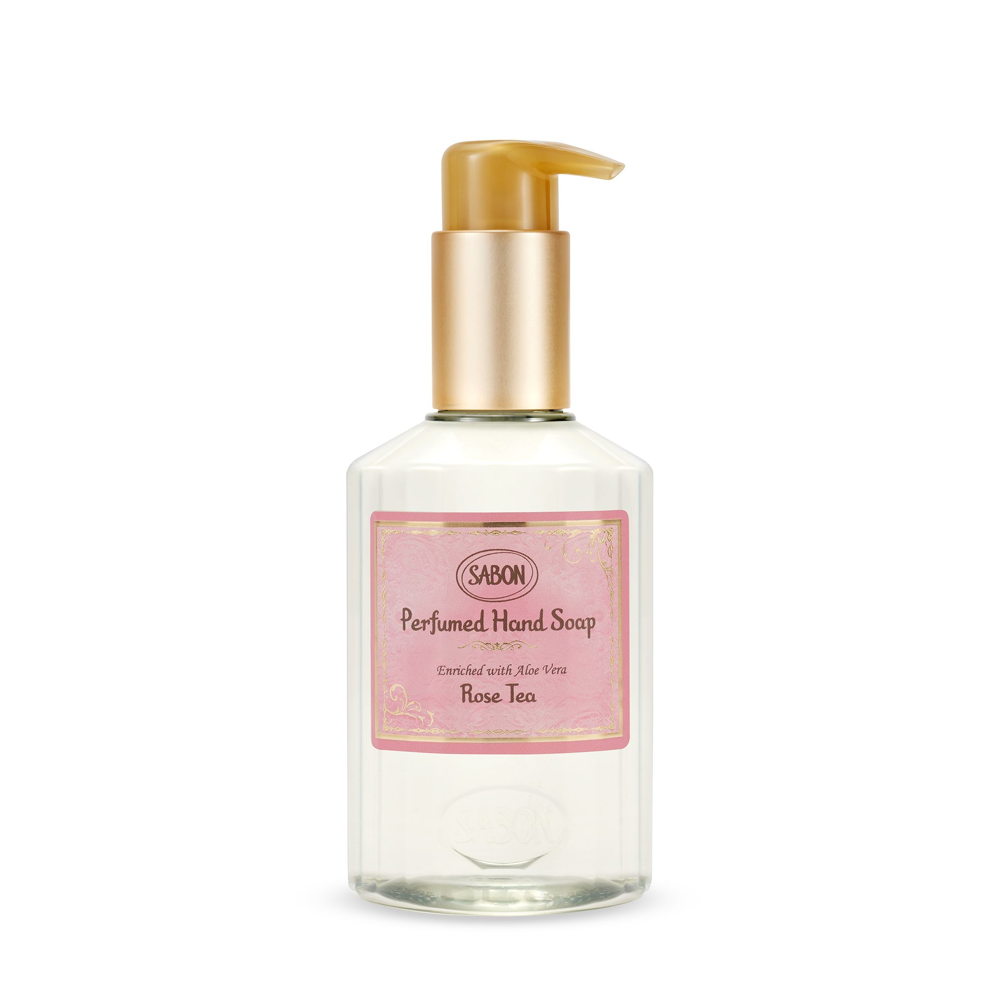 Luxury Rose Tea Scented Hand Soap 200mL - Gentle Moisturizing Liquid Soap for Bathroom, Kitchen & Guest Washrooms