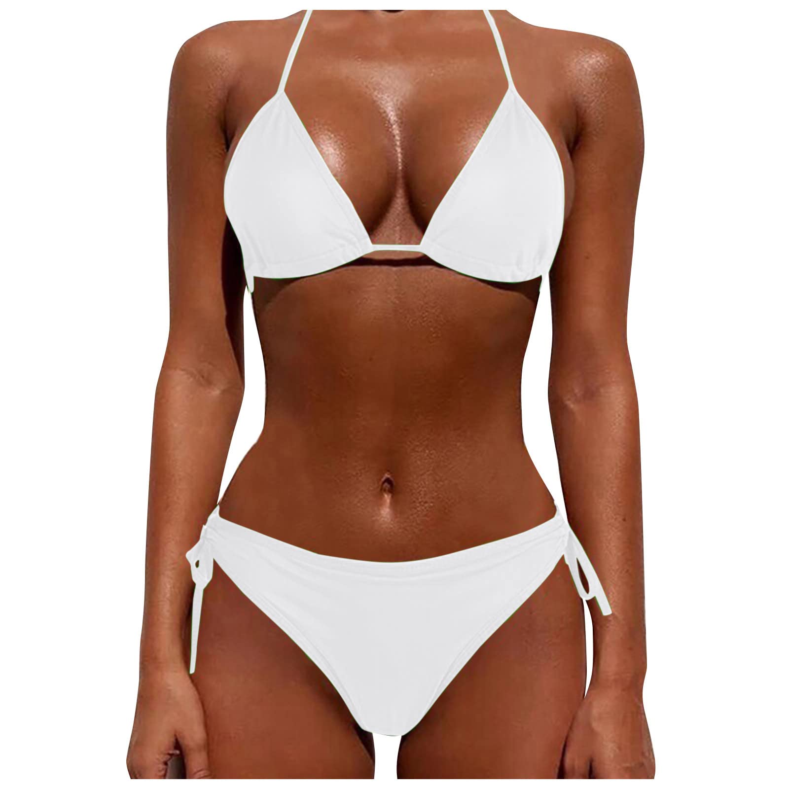 **Mebamook Women's Sunflower Print Lingerie Set - Wireless Bralette & Bikini Panties - Comfortable No Padding No Underwire Lingerie for Sleep, Lounge & Beach Wear**