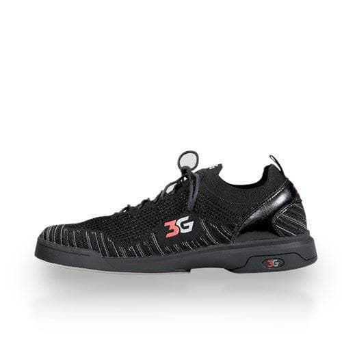 3G Men's Ascent Right Hand Bowling Shoes - Black | Comfortable & Durable for League Play & Casual Bowling