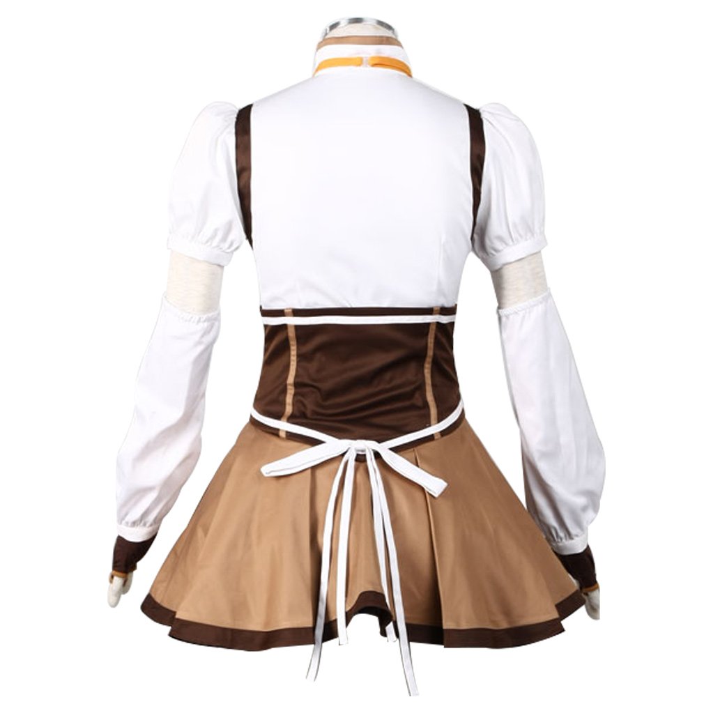 Puella Magi Madoka Magica Mami Tomoe Cosplay Costume Outfit - Anime Magical Girl Halloween Cosplay & Convention Costume for Fans