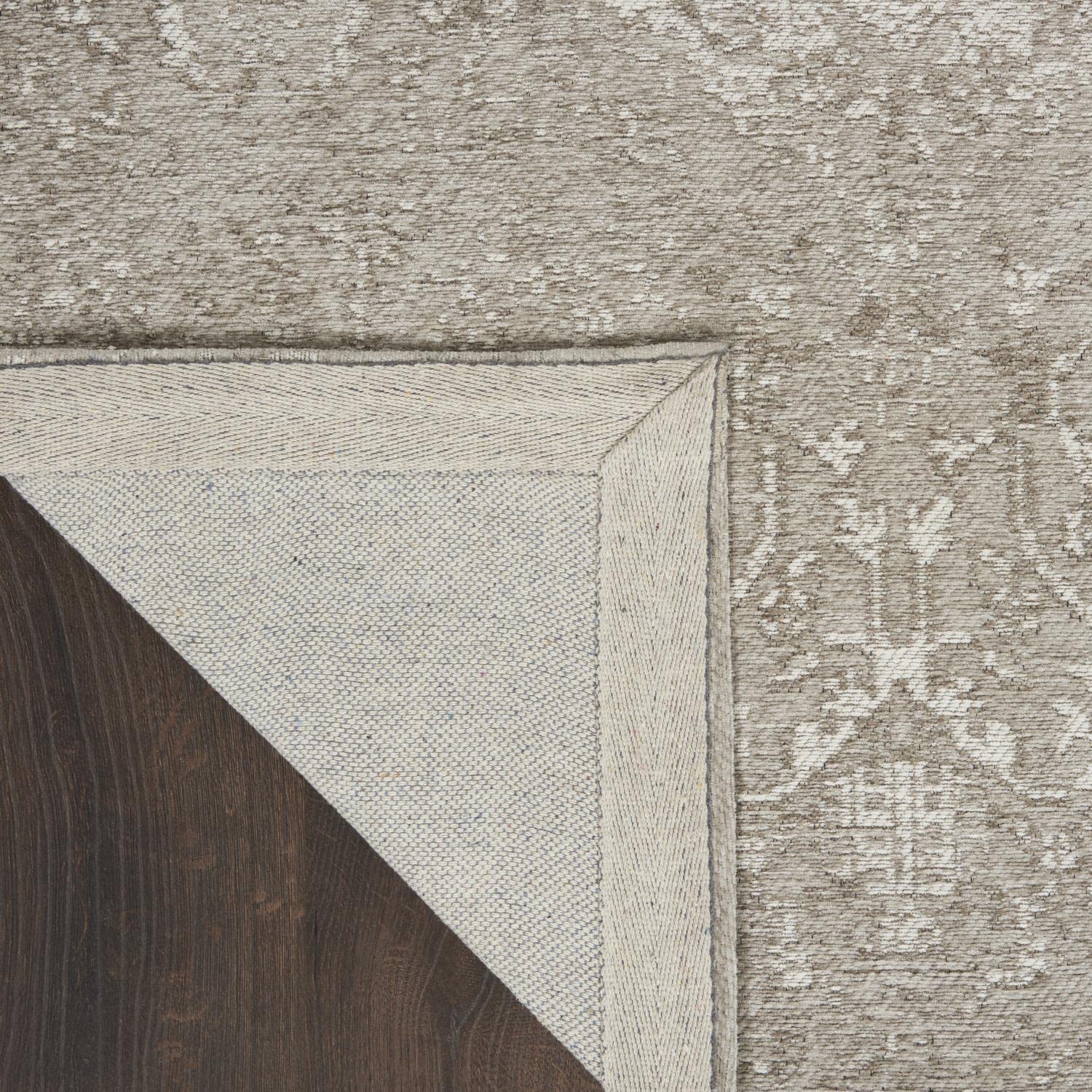 Nourison Damask Farmhouse Light Grey 8' x 10' Area Rug - Easy to Clean, Non-Shedding, Stain Resistant - Perfect for Bedroom, Living Room, Dining Room & Kitchen Decor (8x10)