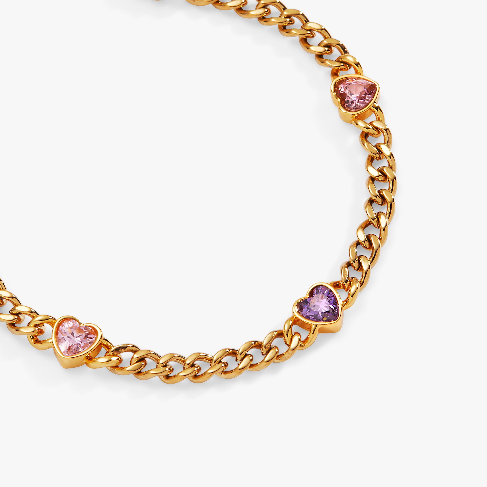 Elegant Heart Curb Chain Bracelet for Women - Dainty Gold/Silver Love Charm Jewelry Gift for Her - Perfect for Valentine's Day, Anniversary & Romantic Occasions