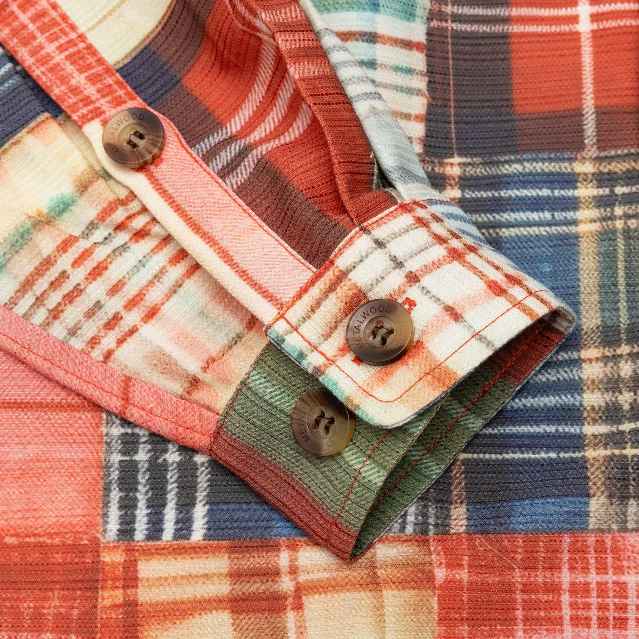 Premium Madras Patch Explorer Shirt for Men - Lightweight & Breathable Summer Casual Wear - Perfect for Outdoor Adventures & Travel