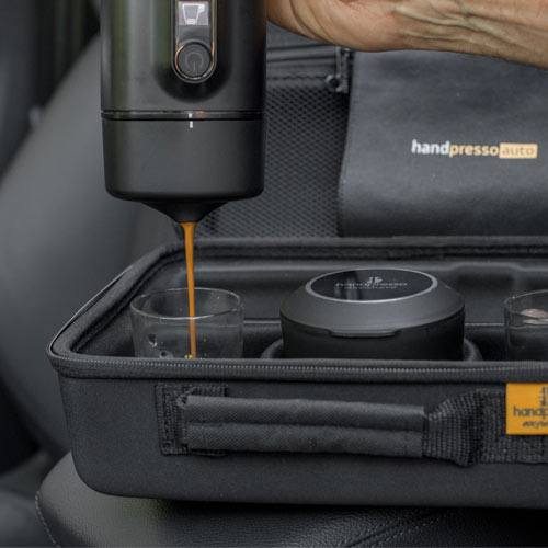 Handpresso Auto NS Capsule Espresso Machine - Portable Coffee Maker for Home, Office & Travel - Compatible with Nespresso OriginalLine Pods - Perfect for Coffee Lovers & On-the-Go Brewing