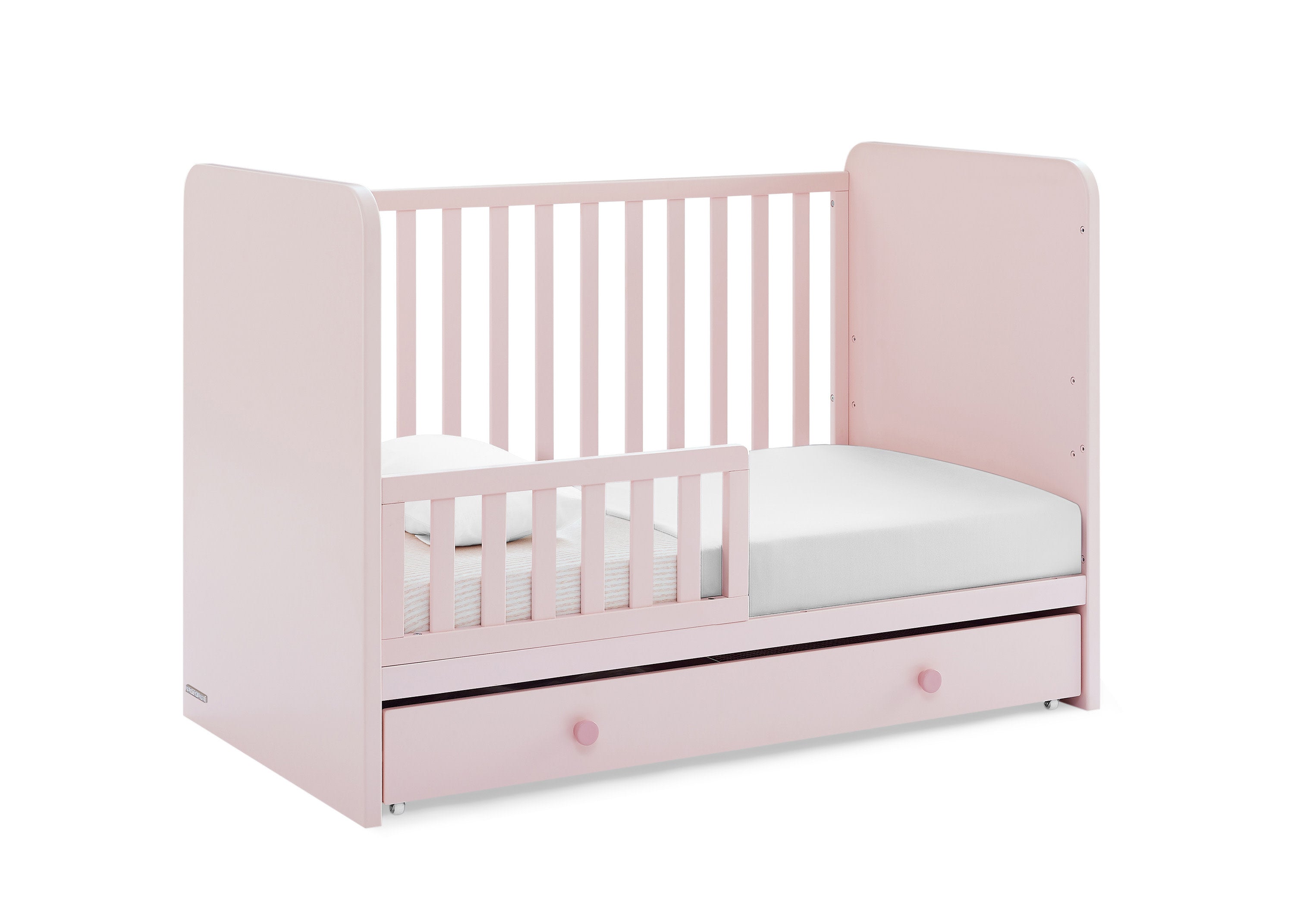 BabyGap Graham 4-in-1 Convertible Crib with Storage Drawer - Nursery Furniture for Newborns to Toddlers - Perfect for Small Spaces & Modern Nurseries