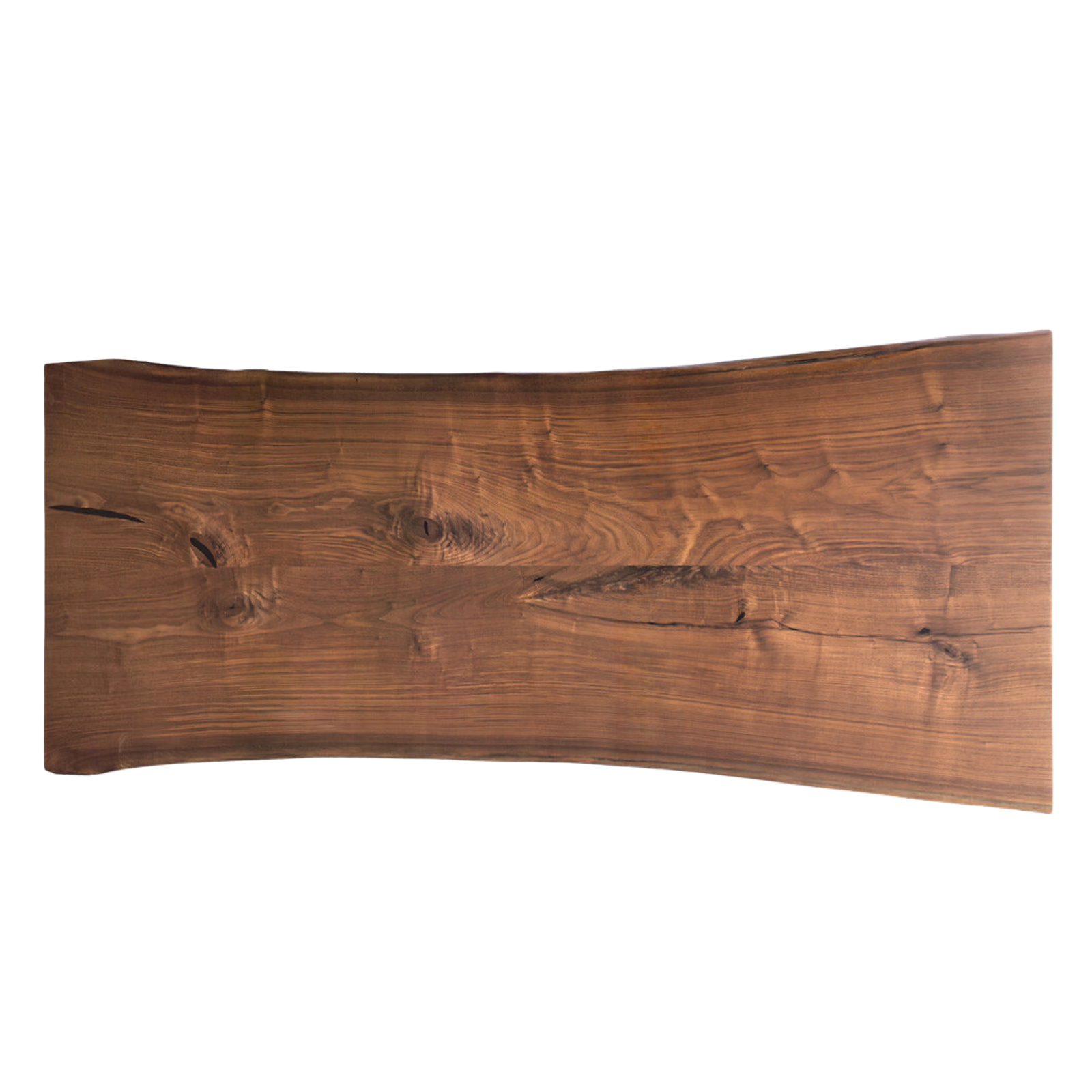 Premium Black Walnut Solid Wood Natural Edge Dining Table – Handcrafted Large Board for Rustic & Modern Home Decor – Perfect for Family Gatherings & Dinner Parties