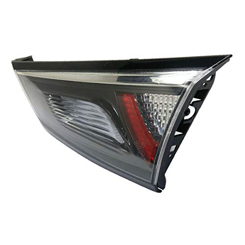 Compatible with 16-20 Toyota Yaris Right Passenger Side Inner LED Taillight - Brake Light & Tail Lamp with Bulb - Perfect for Night Driving & Enhanced Safety