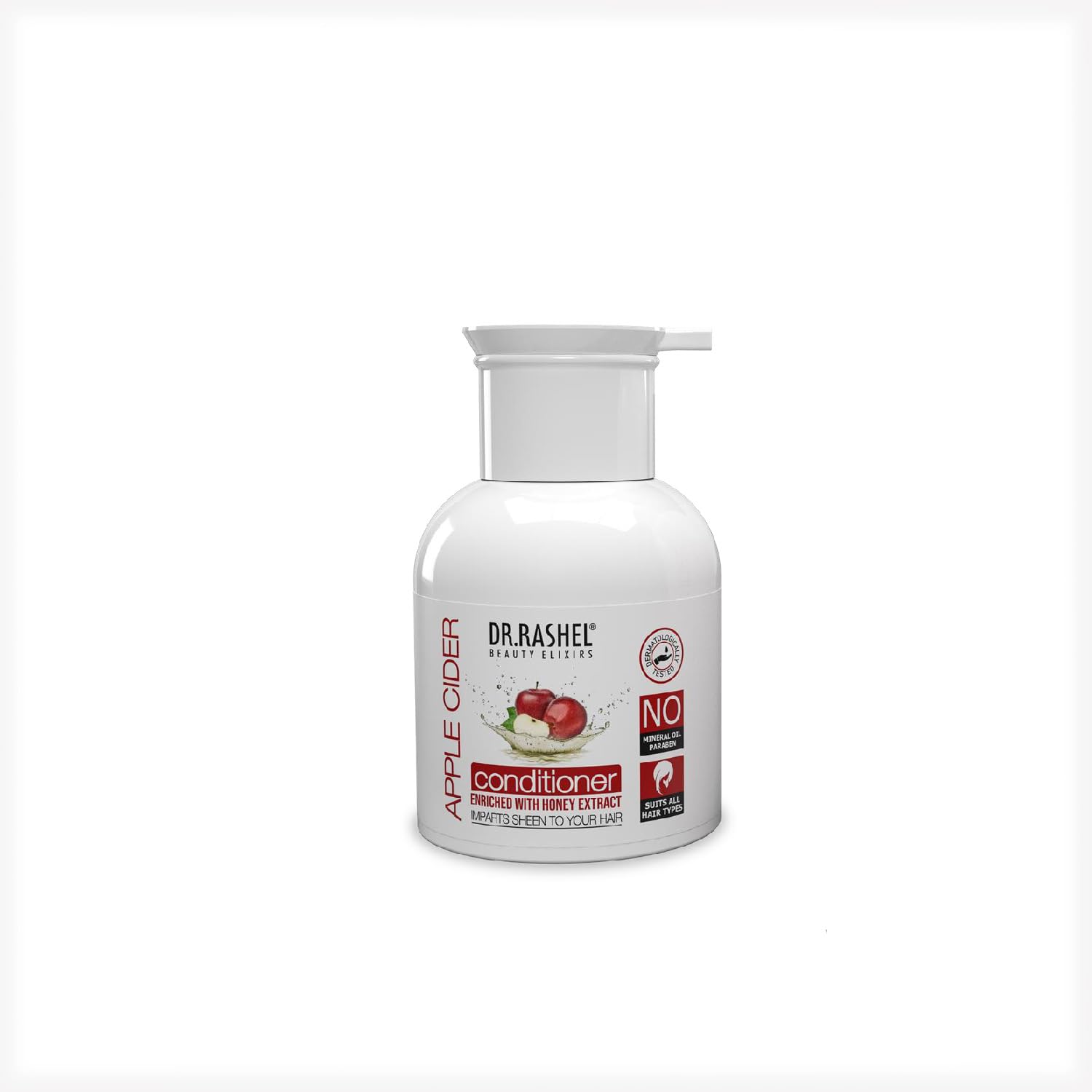 DR.Rashel Apple Cider Vinegar Hair Conditioner with Honey Extract - Repairs Dry, Frizzy & Damaged Hair - Sulfate Free & Tangle Free Formula for Men & Women (200ml) - Perfect for Color Treated & Chemically Processed Hair