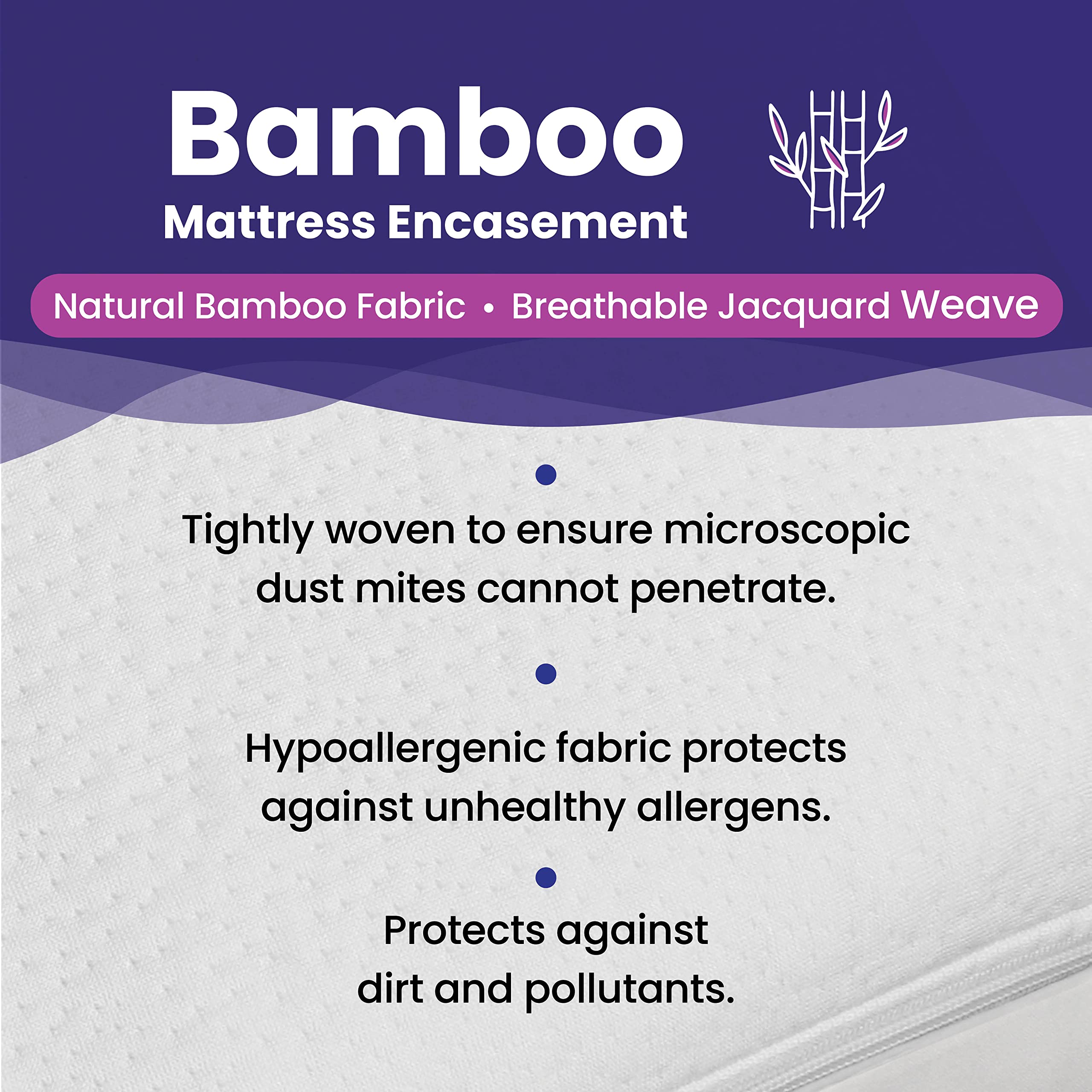 **Slumberfy Twin XL Bamboo Viscose Waterproof Mattress Encasement - Premium Skin-Safe Bed Bug Proof Protector with 360° EZ Zipper (39x80 in) - Ideal for Allergy Relief, Dust Mite Protection & Enhanced Sleep Comfort**