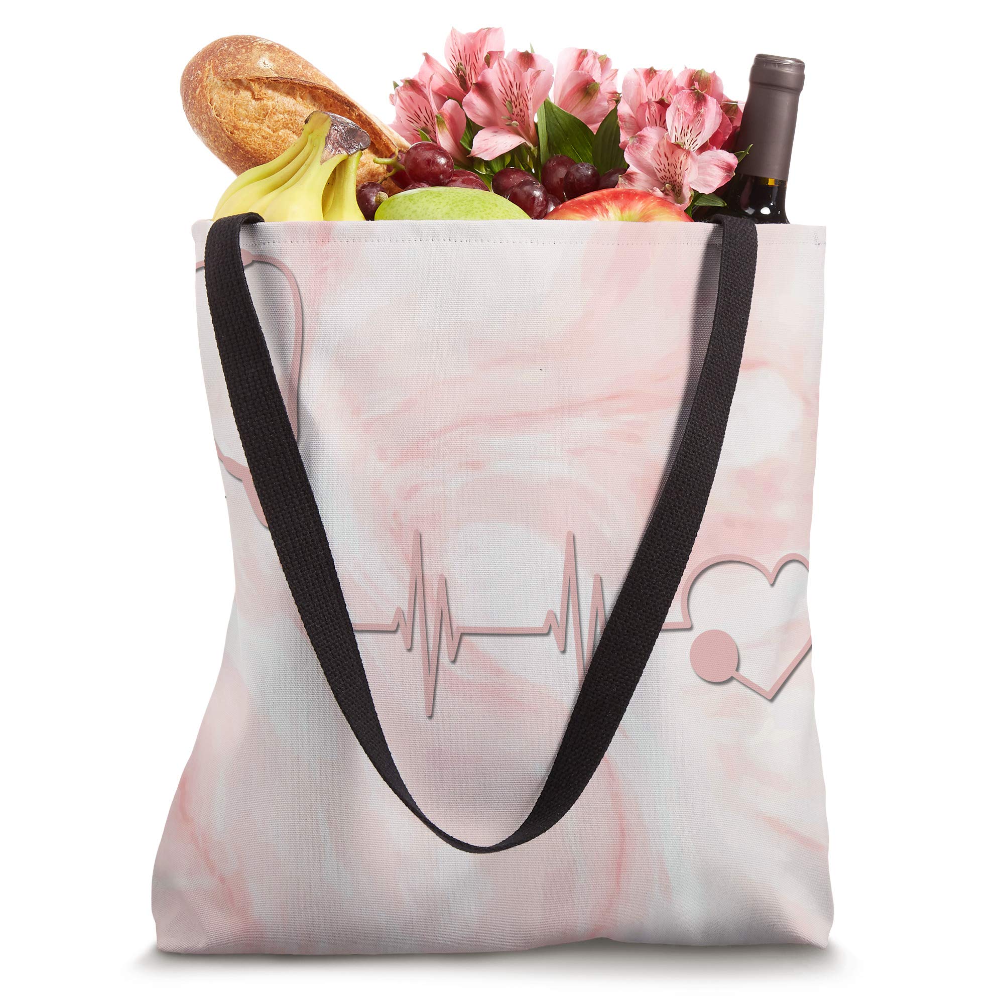 Professional Medical Nurse Tote Bag with Stethoscope Print - Perfect for Doctors, Nurses & Healthcare Workers - Great for Hospital Shifts, Clinical Work & Medical School