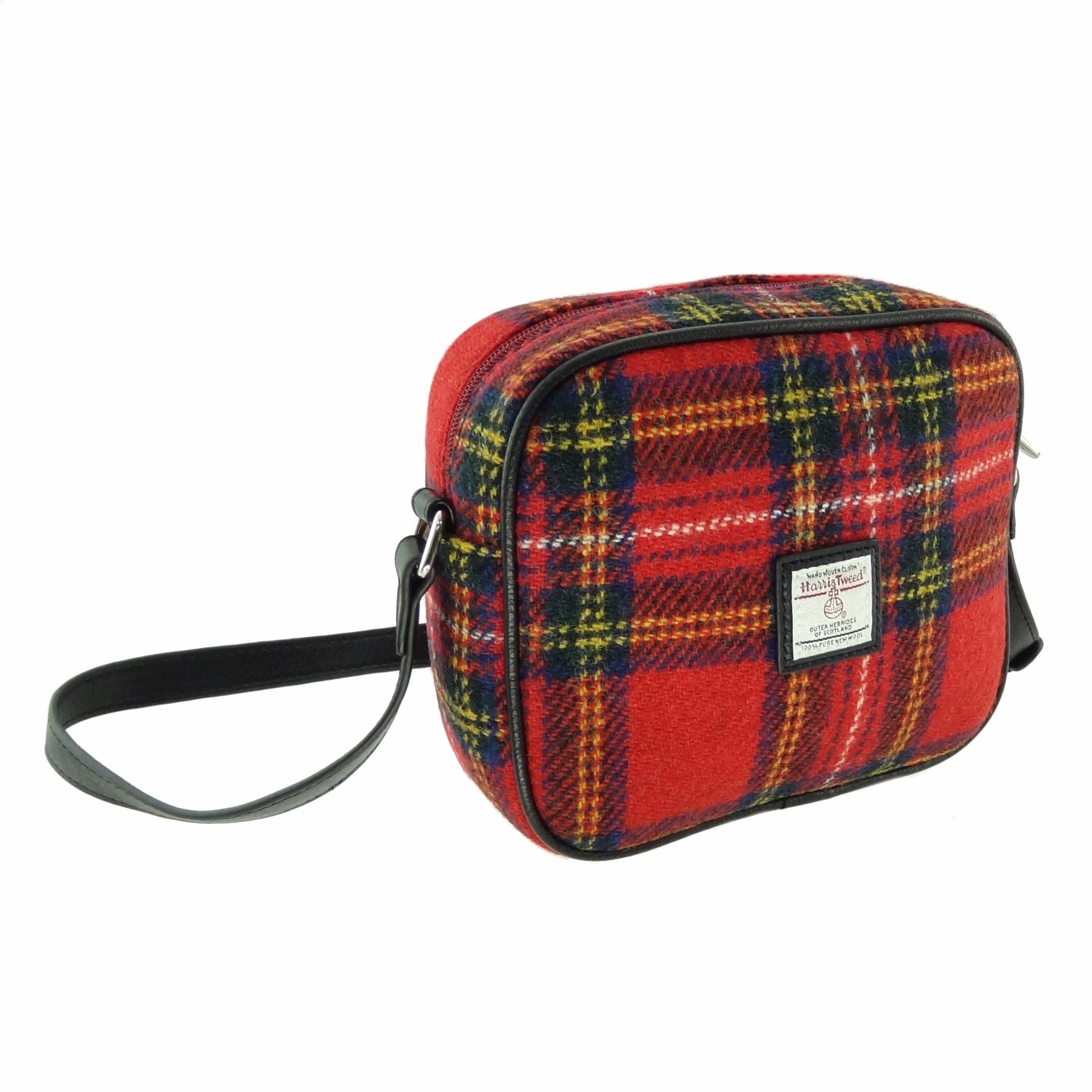 Harris Tweed Mini Shoulder Bag for Women - Vintage Crossbody Purse with Adjustable Strap (15 Color Options) | Perfect for Work, Travel & Everyday Use