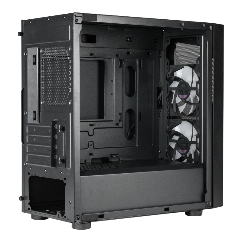 Cooler Master CP320 KGNN S01 CMP320 Mesh ARGB Mid Tower ATX PC Case with 3 RGB Fans - High Airflow Gaming Computer Case for Custom Builds, Streaming & Workstations