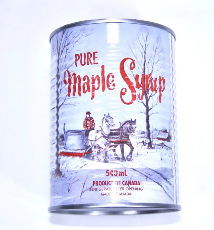 Chloe and Crown 8oz Maple Syrup Scented Soy Candle in Reusable Tin - Perfect for Home Decor, Relaxation & Gift Giving