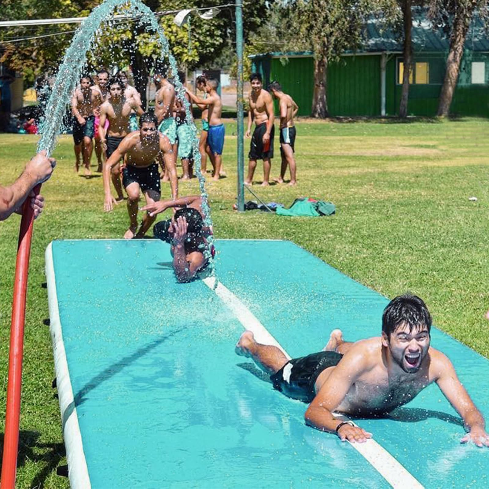 Inflatable Air Mat Tumbling Track - Portable Gymnastics Mat with Electric Pump for Home, Cheerleading, Kids Gym & Yoga Practice | Perfect for Indoor Training, Backyard Play & Fitness Exercises