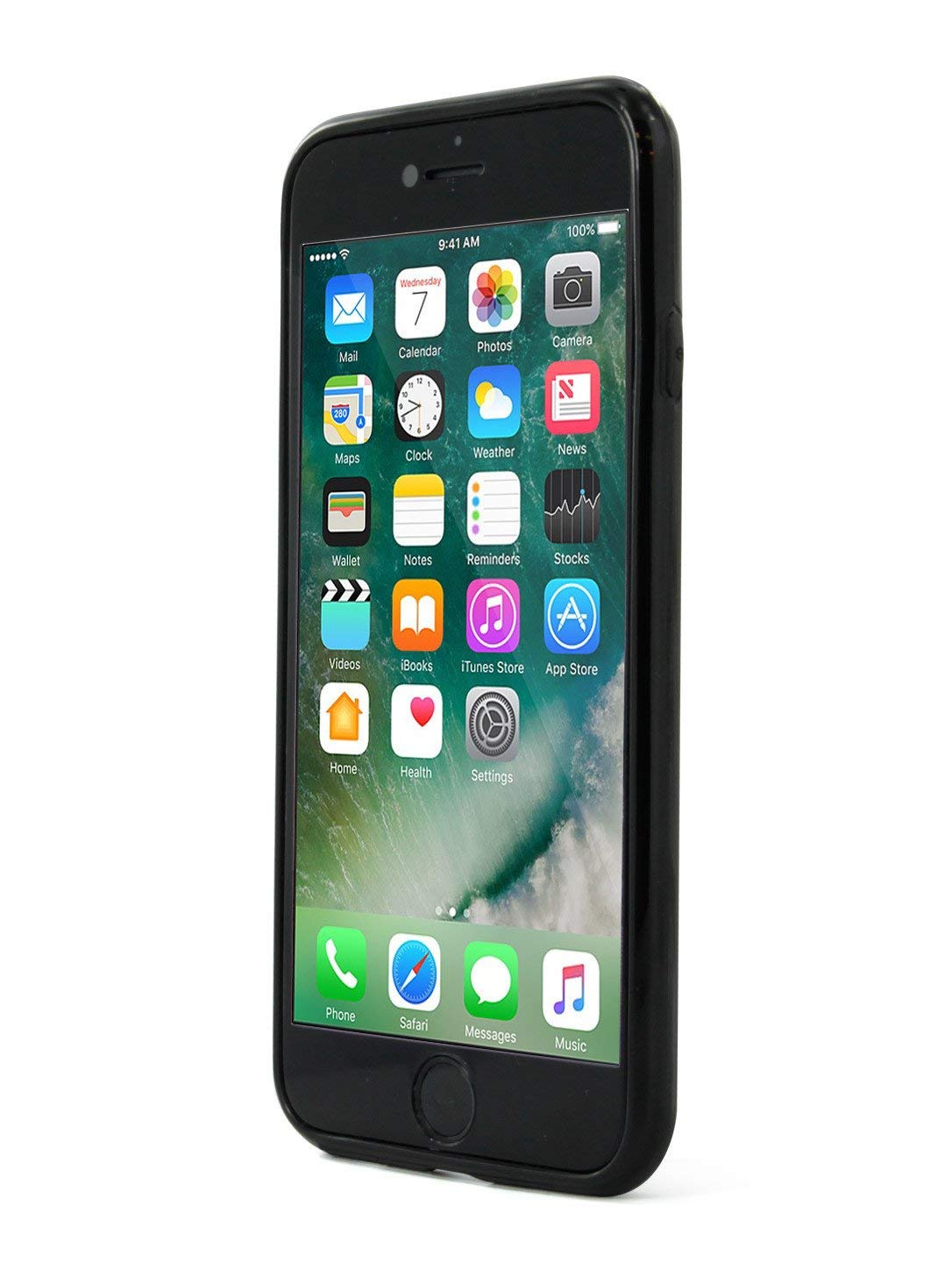 Premium 3D Textured Protective Phone Case for Apple iPhone 8 - Shockproof, Anti-Slip & Anti-Theft Design - Baseball Inspired - Perfect for Outdoor Sports & Daily Use