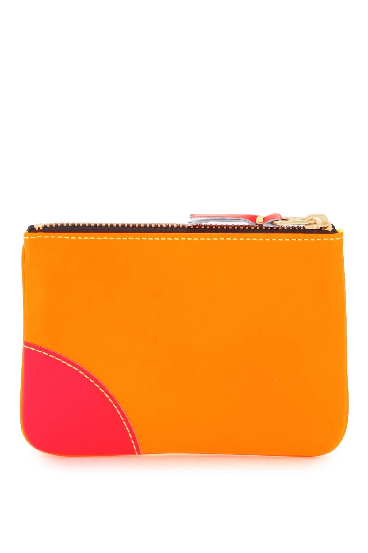Comme des Garçons Fluorescent Mini Wallet Pouch - Stylish & Compact for Everyday Use, Travel, and Parties