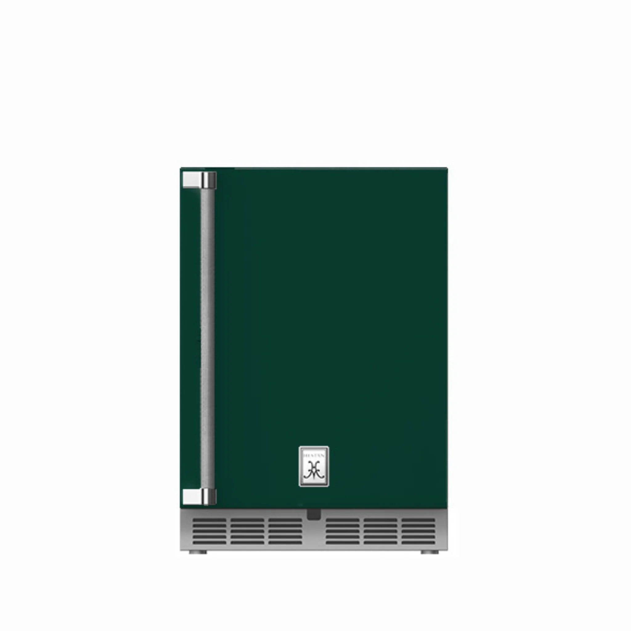 Hestan 24 Inch Outdoor Refrigerator with Solid Door - Stainless Steel GRS24 Model for Patio, Poolside & Backyard Entertaining