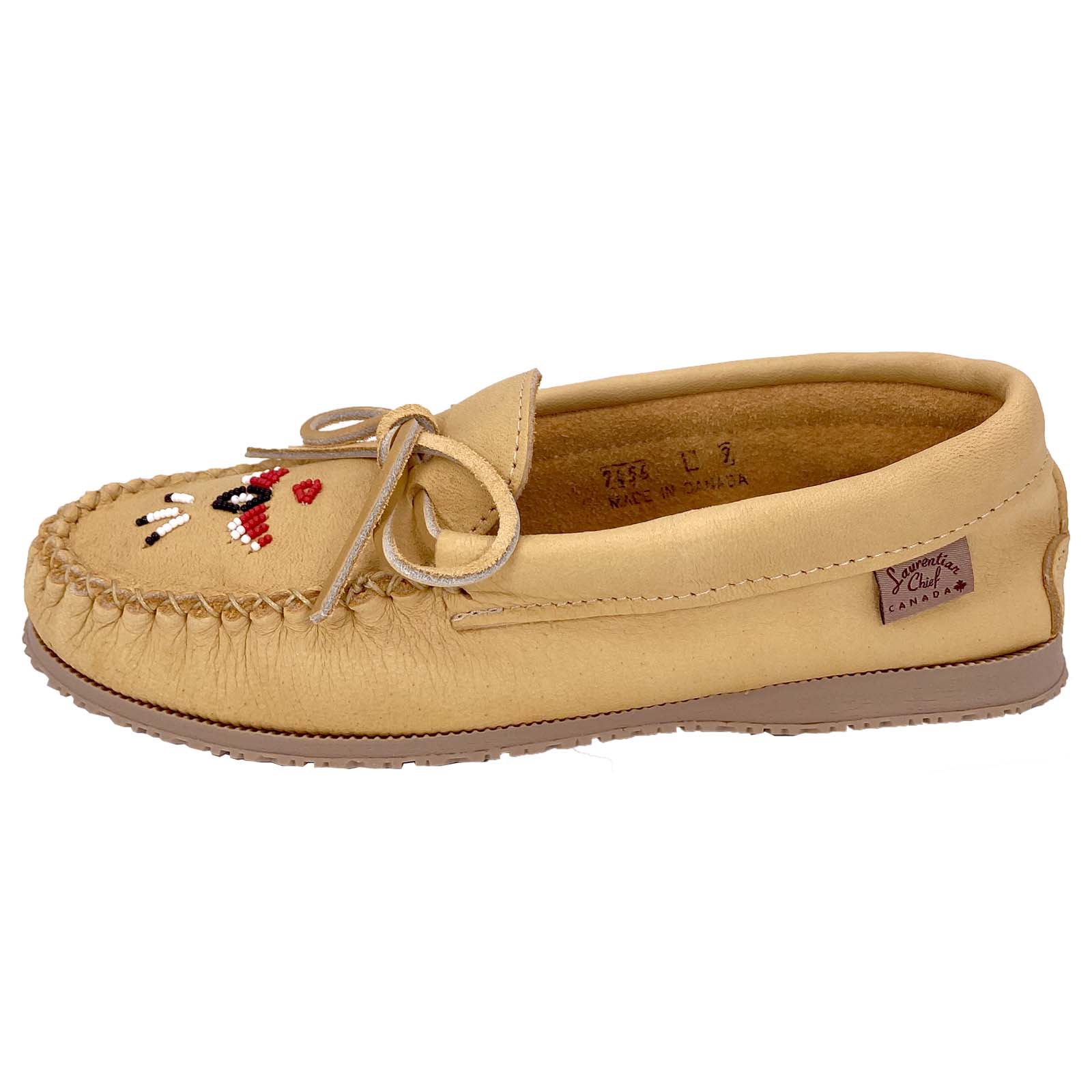 Women's Beaded Moccasin Shoes with Comfortable Rubber Sole - Perfect for Casual Wear, Indoor Slippers & Boho Fashion Outfits